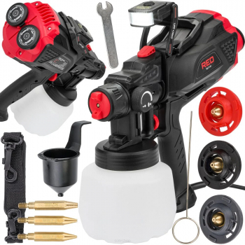 Pistol aparat masina vopsit stropit electric 650W cu vas rezervor 1200ml priza 230V RTPDM0020 