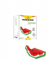 Set cuburi de constructie Micro Blocks 96 piese 5 ani+ pepene verde