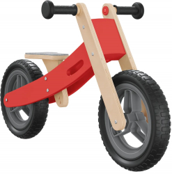 vidaXL Bicicleta de echilibru pentru copii rosu 