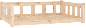 vidaXL Pat pentru caini 105 5x75 5x28 cm lemn masiv de pin 