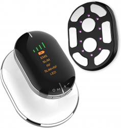 Aparat de remodelare corporala Slabire 5 in 1 cu Radiofrecventa RF stimulare musculara EMS si 4 tipuri de lumini foton led Tonifiere 