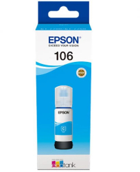 Cartus cerneala Epson 106 ECOTANK cyan capacitate 70ml pentru L7160 L7180. 