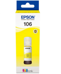 Cartus cerneala Epson 106 ECOTANK yellow capacitate 70ml pentru L7160 L7180. 