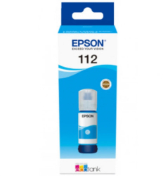 Cartus cerneala Epson 112 ECOTANK pigment cyan capacitate 70ml pentru L6570. 