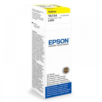 Cartus cerneala Epson T6734 yellow capacitate 70ml pentru Epson L800 