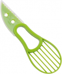 Cutit pentru avocado Zola® plastic solid 18x6 cm verde 