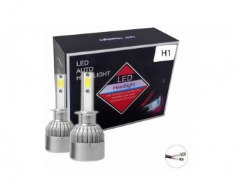 Kit Becuri Led H1 3800Lm 36W C6 12V/24V 