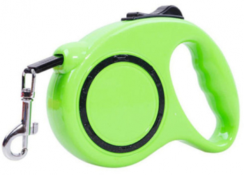 Lesa mecanica pentru caini Zola® greutate maxima 15 kg 5m verde 