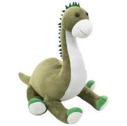 vidaXL Jucarie dinozaur Brontosaurus verde plus 