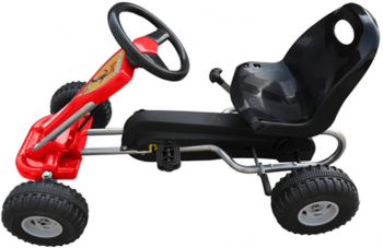 vidaXL Kart cu pedale Go Kart rosu 