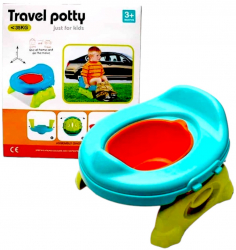 Olita pliabila pentru calatorie kidsNplay cu reductor amestec culori 27.5x25x17 cm 3 luni+ 