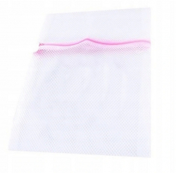 Saculet pentru spalarea lenjeriilor intime Zola® din plasa cu fermoar alb 30x40 cm 