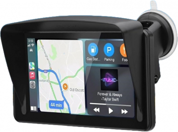 Sistem Multimedia Auto cu Apple CarPlay/Android Auto Functie Modulator FM Bluetooth 5.0 Camera Marsarier inclusa Touchscreen LCD de 7 in 