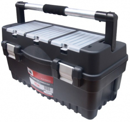 Cutie Plastic Scule Formula S Alu - 55x27x28 cm tavita interioara inchizatori metalice 