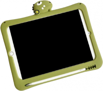 Husa de protectie compatibila cu Apple iPad Air 1 / Air 2 iPad Pro 9.7 inch iPad 9.7 inch model Dinozaur cu suport tip stand ajustabil si