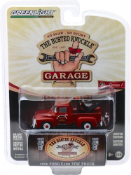 Macheta auto 1956 Ford F-100 Tow Truck aEoeBusted Knuckle Garage Parts and ServiceaE Solid Pack - Busted Knuckle Garage Series 1 1 64