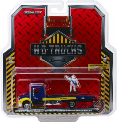 Macheta auto 2013 International Durastar Flatbed - Michelin Service Center with Michelin Man Figure Solid Pack - H.D. Trucks Series 15 1 64 