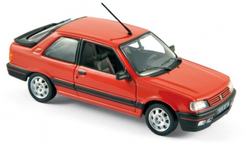 Macheta auto Norev Peugeot 309 GTI 1987 - Rosu 1 43 