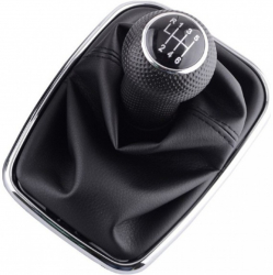 Nuca schimbator viteze cu manson pentru VW GOLF IV MK4 1999-2004 6 VIT -12 MM CROM