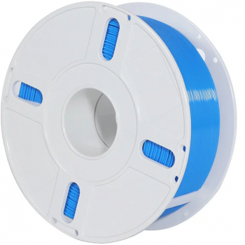 Rola filament ALBASTRU translucent PET-G special pentru litere si reclame luminoase 3D 1Kg 345m 1.75mm 