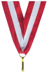 Snur Medalie Rosu/Alb/Rosu 