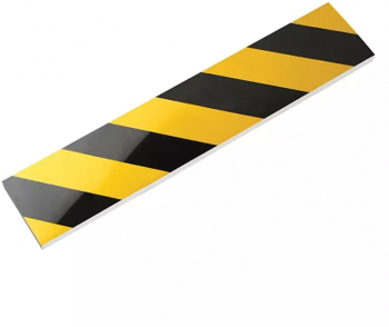 Set 2 Bari de protectie pentru garaj Gonga® Negru/Auriu 