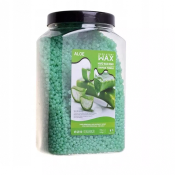 Ceara elastica tip perle reutilizabila cu extract de Aloe Vera Gonga® Verde 1 kg 