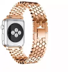 Curea de dama compatibila Apple Watch otel inoxidabil Auriu 38/40 mm 
