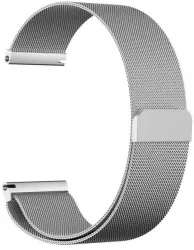Curea metalica compatibila cu Samsung Gear S3 magnetica Argintiu 