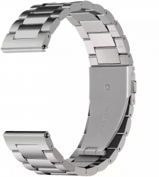 Curea metalica compatibila Gear S3 Argintiu 38/40 mm 