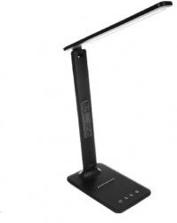 Lampa de birou multifunctionala cu statie meteo Gonga® Negru 