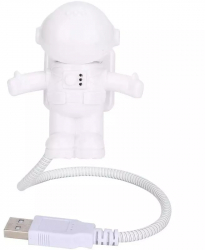 Lampa LED model astronaut alimentare USB Gonga® Alb 