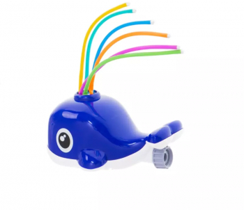 Mini fantana de gradina tip balena pentru copii Gonga® Albastru 