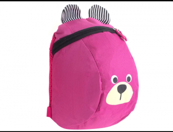 Mini rucsac pentru copii model ursulet 27 x 21 x 11 cm Gonga® Roz 