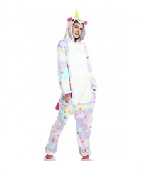 Pijama intreaga pentru adulti Gonga® M Roz/Transparent 