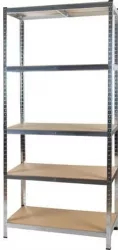 Raft de depozitare metalic 220x100x45 cm sarcina maxima 1000kg 5 nivele cadru otel zincat 