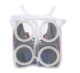 Saculet din plasa pentru spalarea incaltarilor Gonga® Alb 