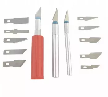 Set 13 piese pentru modelaj/sculptura Gonga® Argintiu 
