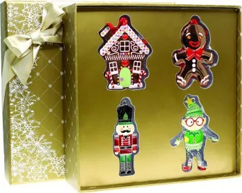 Set 4 decoratiuni Craciun elf si soldatel 