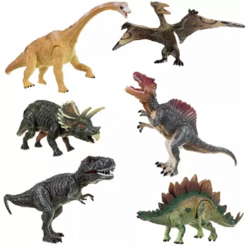 Set 6 figurine model dinozaur Gonga® Multicolor 
