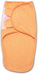 Sistem de infasat reglabil 0-3 luni Kidizi Orange Spots bumbac 100 