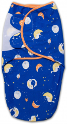 Sistem de infasat reglabil 0-3 luni Kidizi Space Cats bumbac 100 