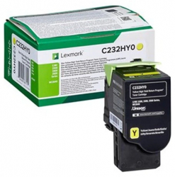 Cartus cu toner Lexmark C232HY0 5000 pag galben 