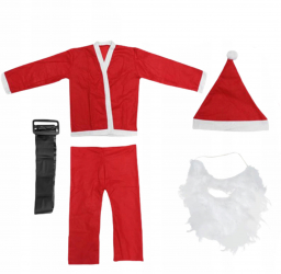 Costum de Mos Craciun Zola® marime universala 5 elemente 