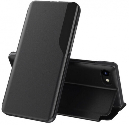 Husa Flip pentru Apple iPhone 6 / 6s / 7 / 8 / SE 2 SE 2020 / SE 3 SE 2022 Techsuit eFold Series Negru