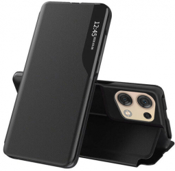 Husa Flip pentru Oppo Reno8 Techsuit eFold Series Negru 