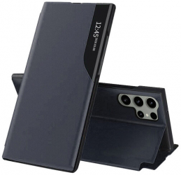 Husa Flip pentru Samsung Galaxy S23 Ultra Techsuit eFold Series Albastru