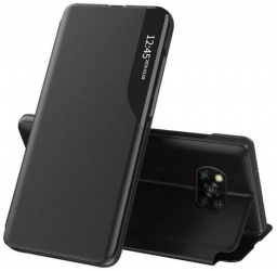 Husa Flip pentru Xiaomi Poco X3 / Poco X3 NFC / Poco X3 Pro Techsuit eFold Series Negru