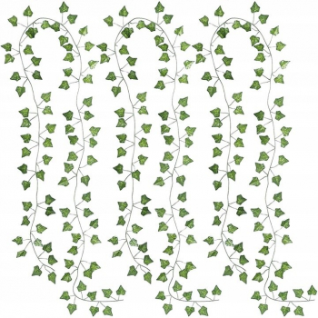 Iedera artificiala pentru decorare Zola® 2.10 m/buc lungime toatala 6.3 m plastic verde