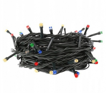 Instalatie de Craciun Zola® 100 leduri multicolore impermeabilitate IP44 functie flash interconectabila lungime totala 10.1 m 